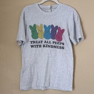 Teacher Tee with Colorful Peeps